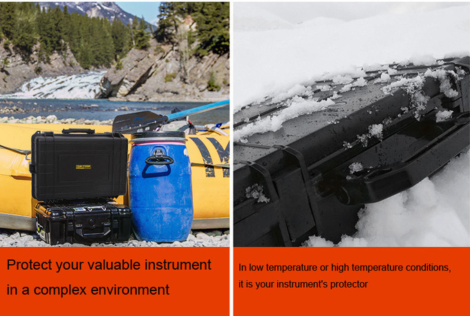 ABS Waterproof Hard Case With Foam For Camera Video Guns