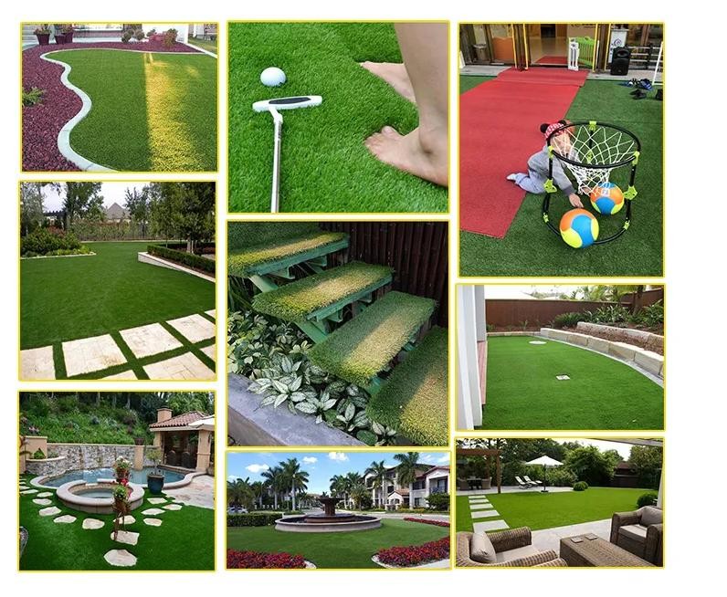 20mm Landscaping Artificial Grass Carpet Synthetic Putting Green 200/M
