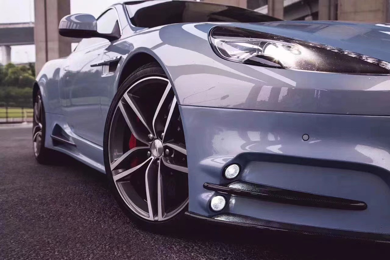 New Product for Aston Martin DB9 Body Kit DB9 Upgraded MSY Style Front and Rear Bumper Side Skirt Carbon Fiber Body Kit