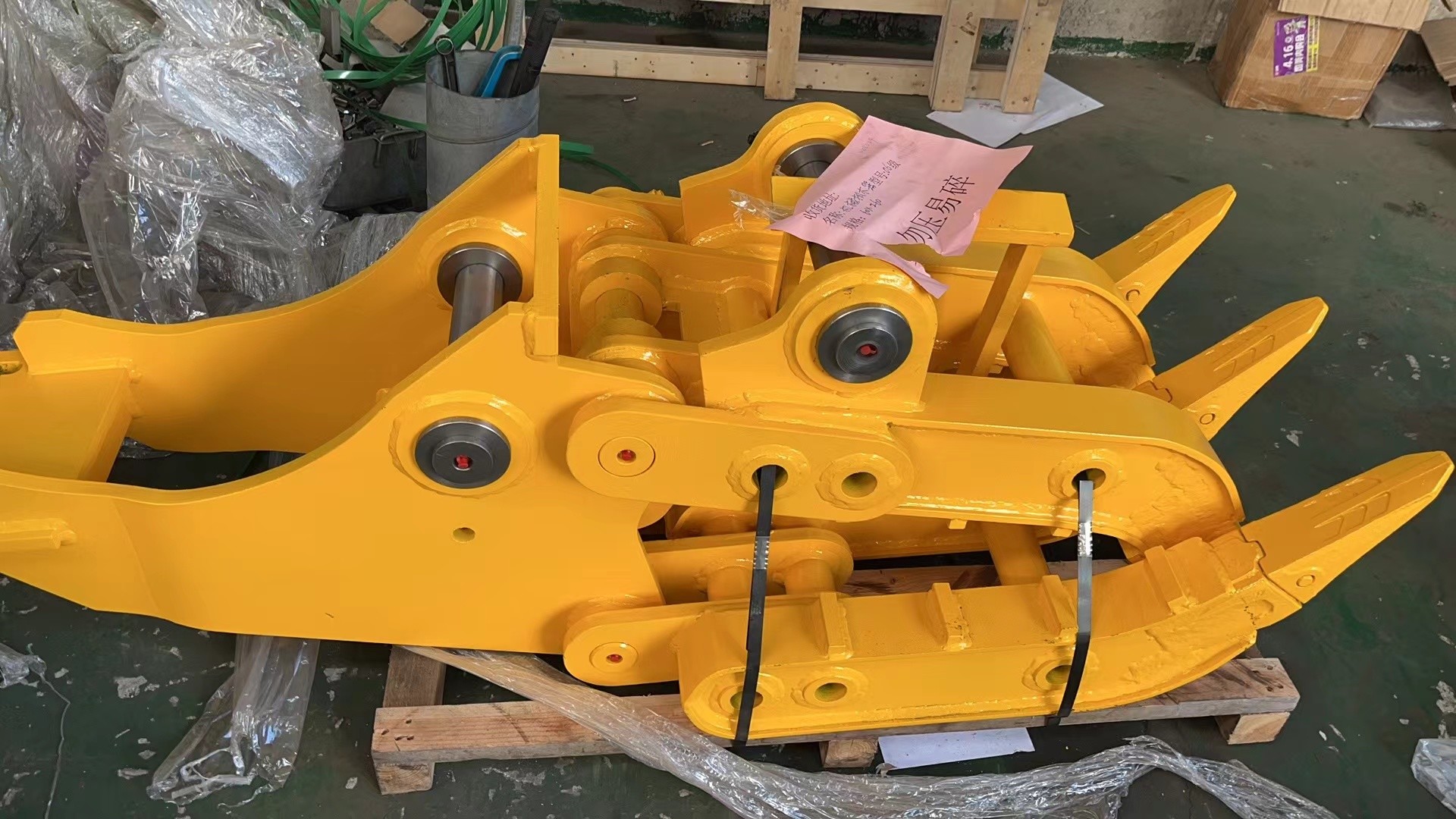 1-30 Ton Mechanical Grab For Excavator 42CrMo Excavator Grapples