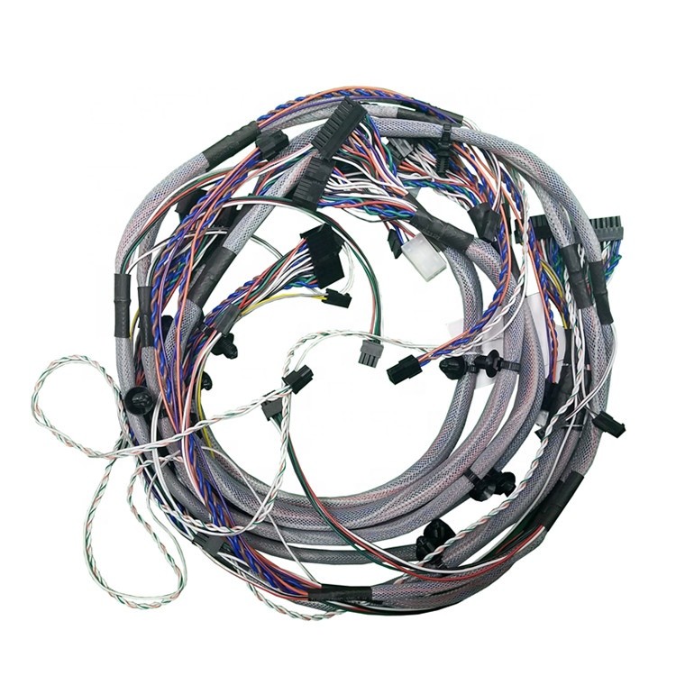 JAE Connector PVC Jacket Black Replace Wire Harness OEM Custom Auto Wiring Harness