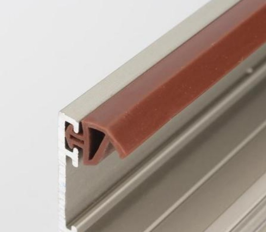 Aluminum Wooden Door Seal Strip with Silicone TPE PVC Material and ISO9001 Certificate