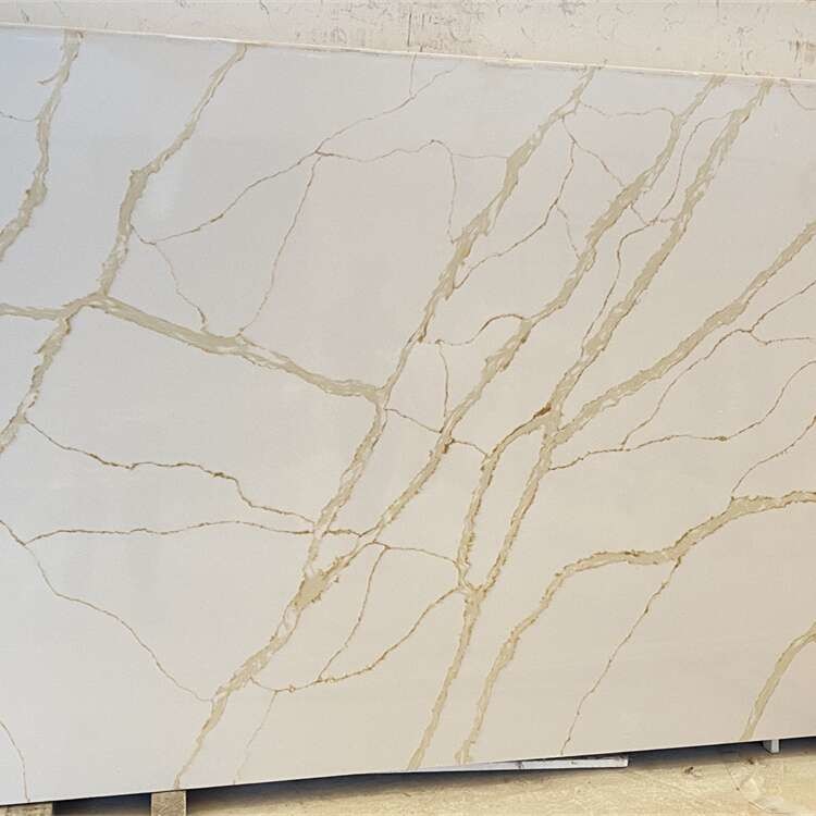 93% Natural Quartz Powder 7% Resin Artificial Quartz Stone Slab 20mm