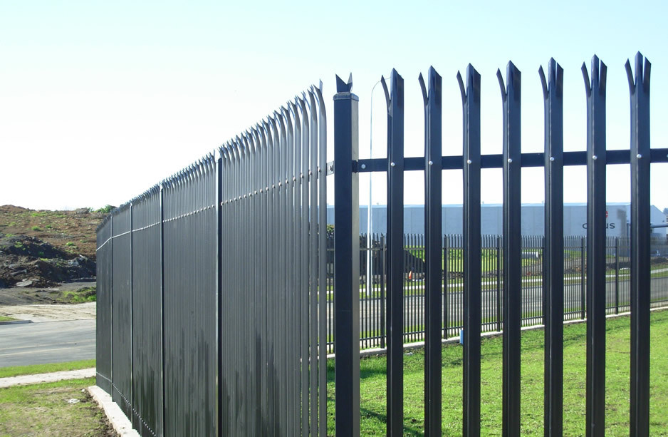 H5m Commercial Steel Fencing , Rustproof Steel Perimeter Fence