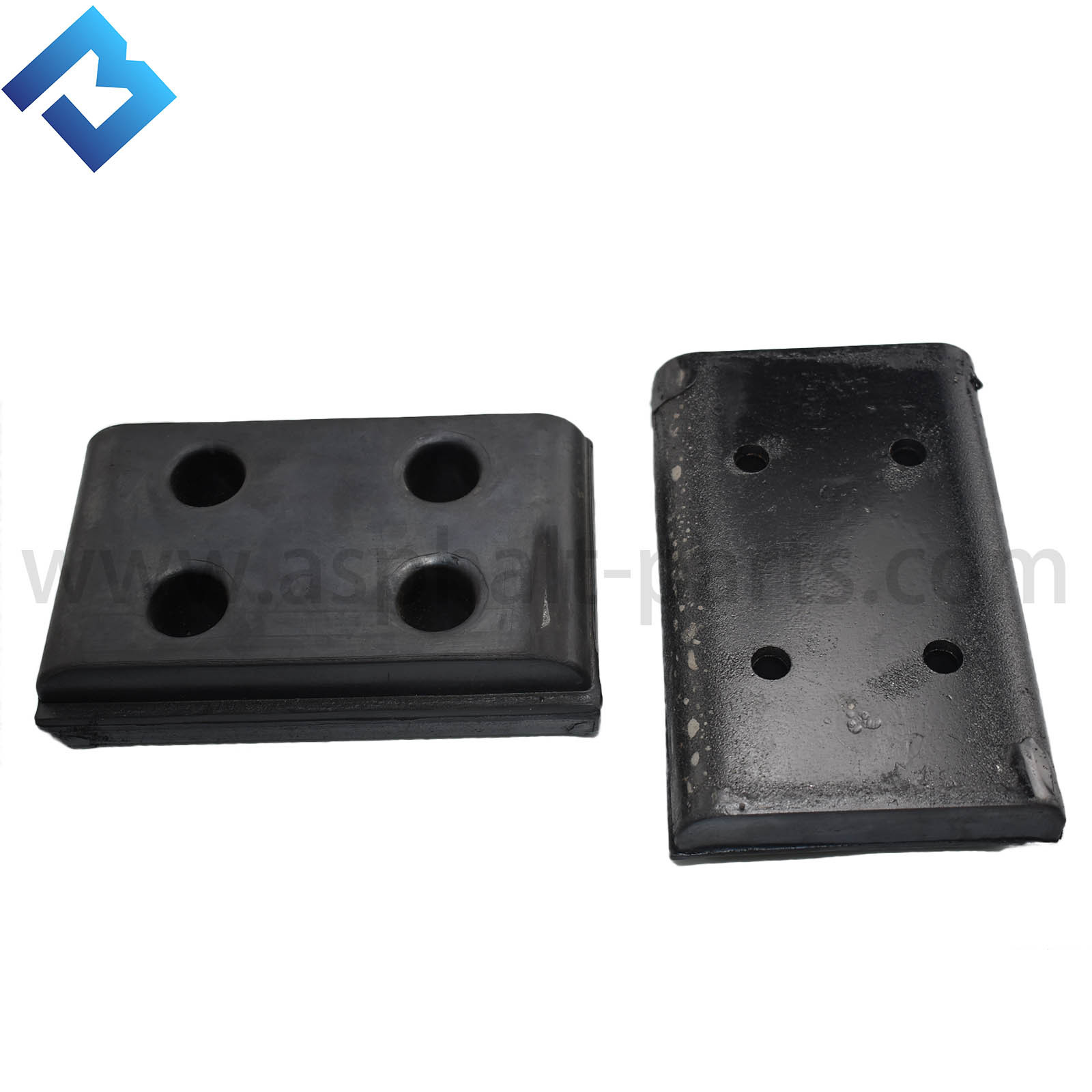S800 2484384 finisher rubber track pads rubber track shoe 2484384 track paver pad