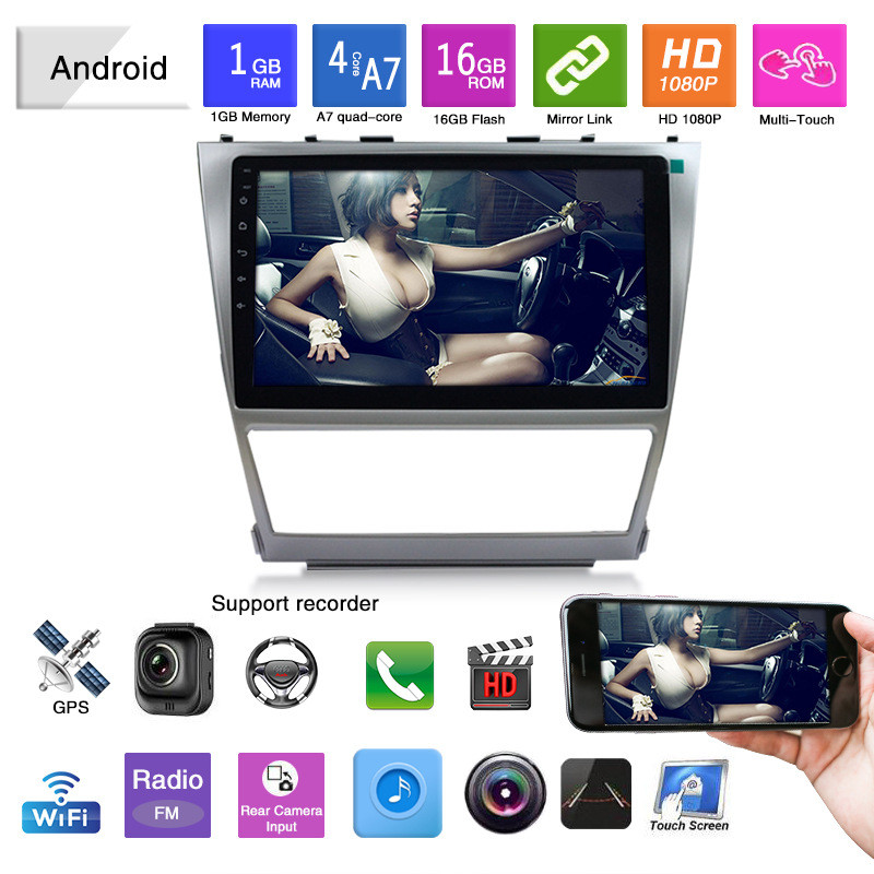 1024x600 Toyota Android Radio Toyota Camry 2012-2014 Car Stereo Multimedia Player