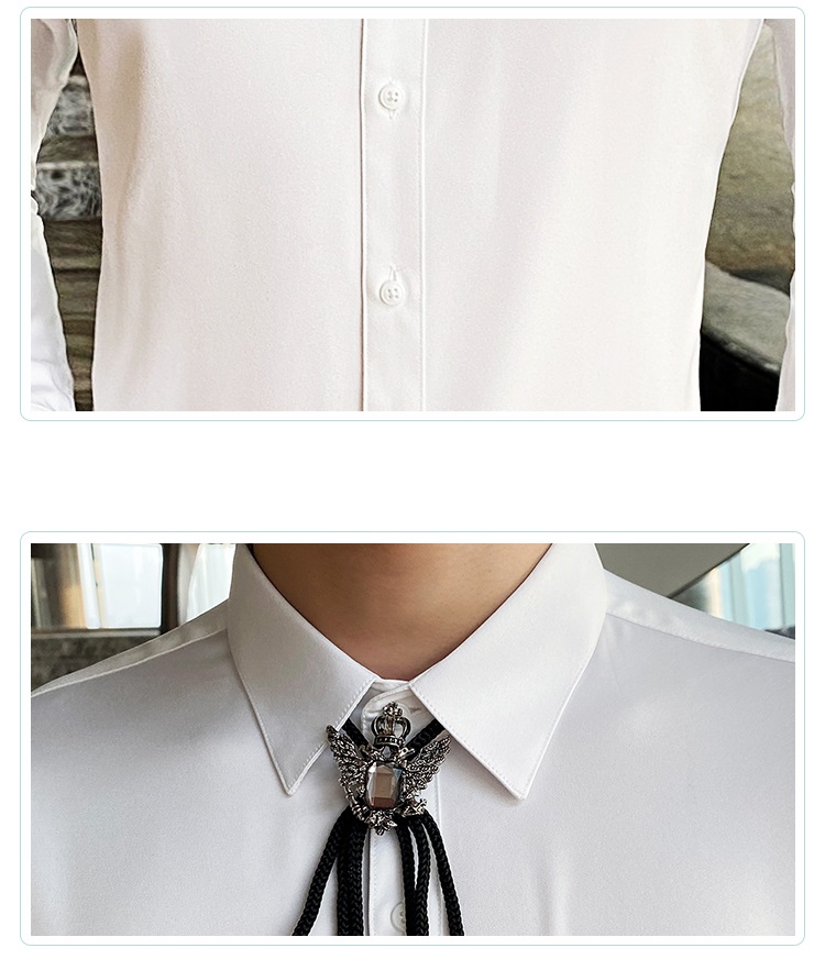 5000 Men's Formal Shirts in Casual Slim Cotton Long-Sleeved Design for Customization