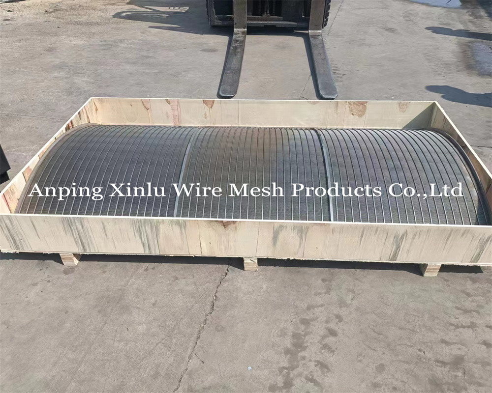 Wedge Wire Support Wire Flat Bed Panels Height 4.5X 5.5mm and Profile Wire 2.3*3.5mm