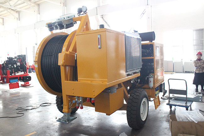 2x40kN Hydraulic Cable Tensioner Transmission Line Stringing Equipment