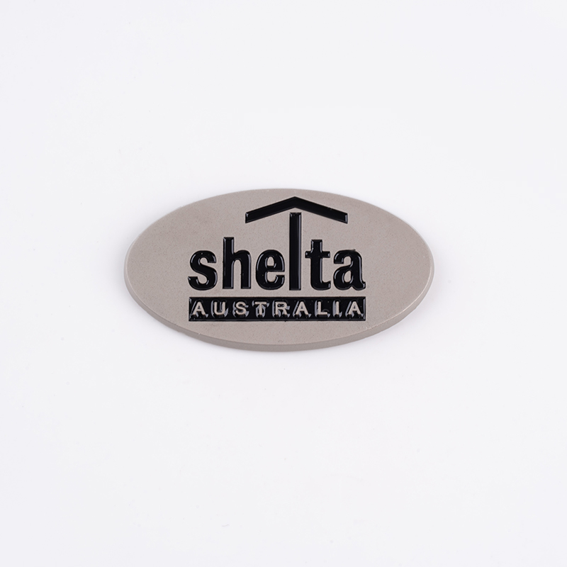 Packaging Printing Customized Nickel Electroformed Metal Badge for Sports Equipment