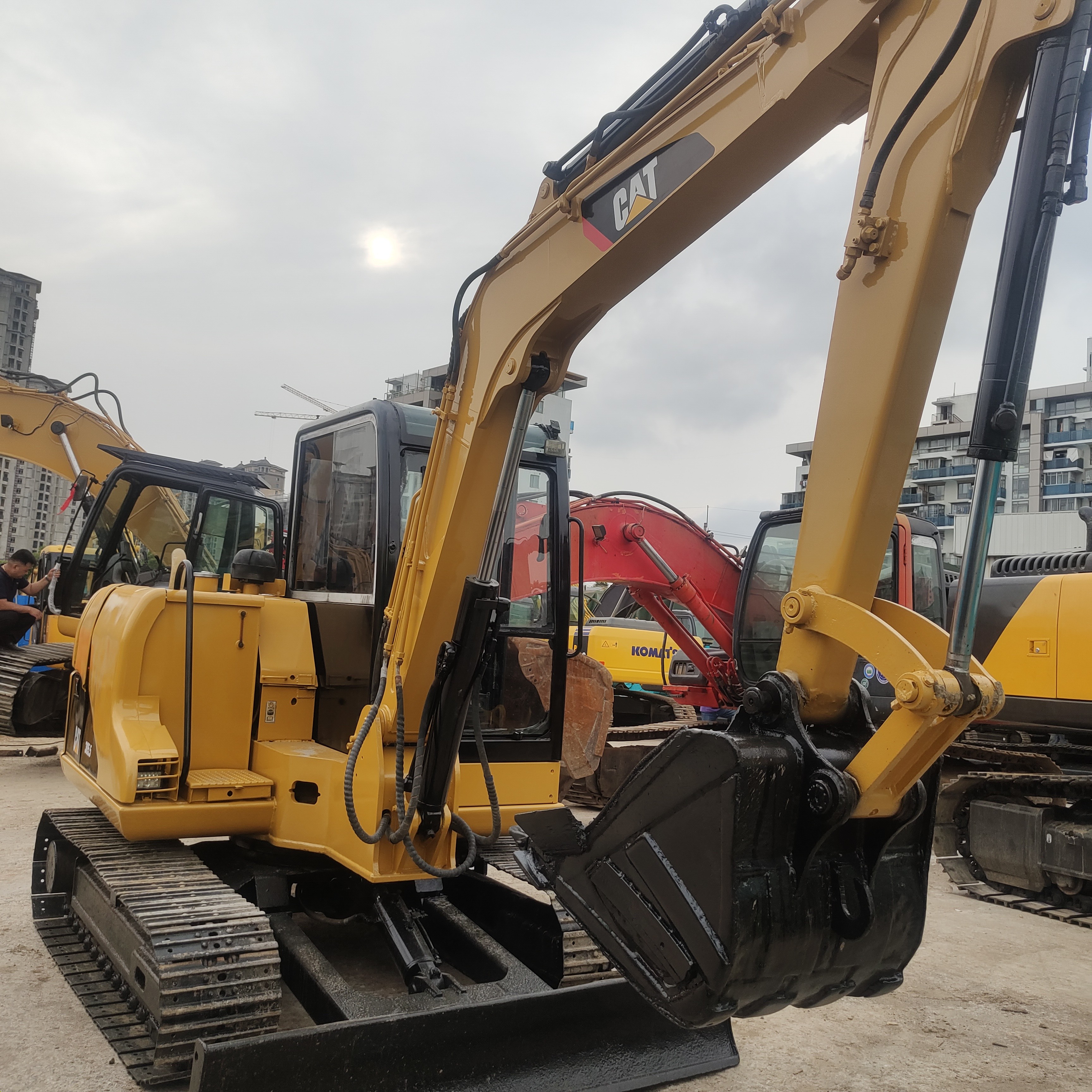 5 Ton Crawler Type CAT 305.5 Second Hand Excavators Good Quality