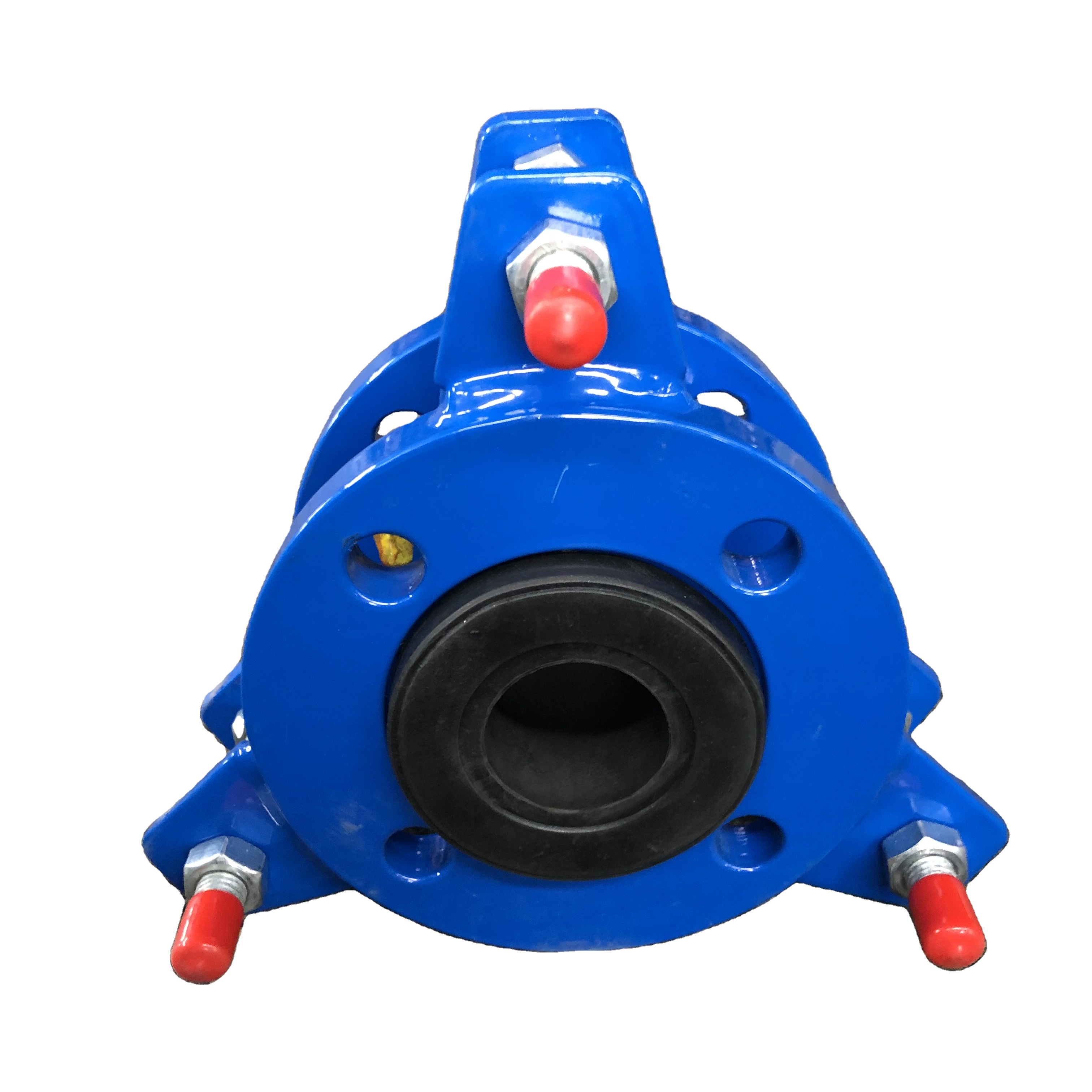 DIN Flanged Rubber Check Valve Duckbill Equal Head Wear Resistant Non Return
