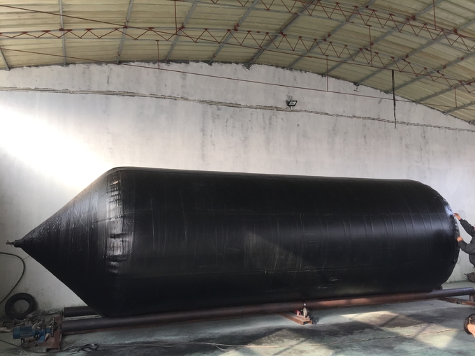 Natural Rubber Marine Salvage Airbags Inflatable Black Color 3