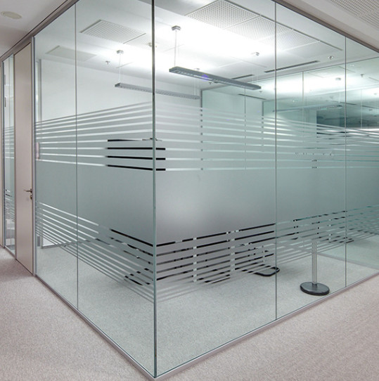 2mm-19mm Acid Etched Glass Tempered Glass With Customized Size