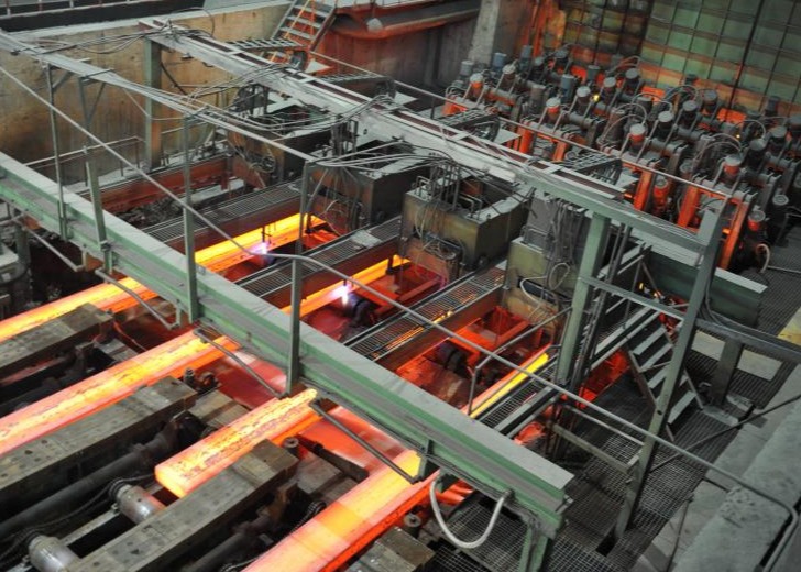 Steel Continuous Casting Machine With Water Cooling System
