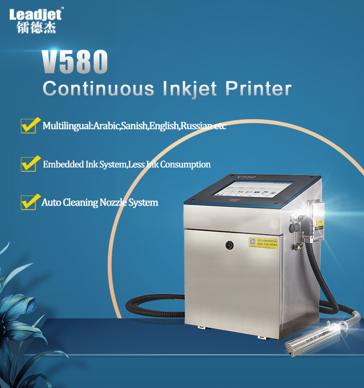 Batch Number Printing Machine Dry Fast Black Ink Industrial Inkjet Coder