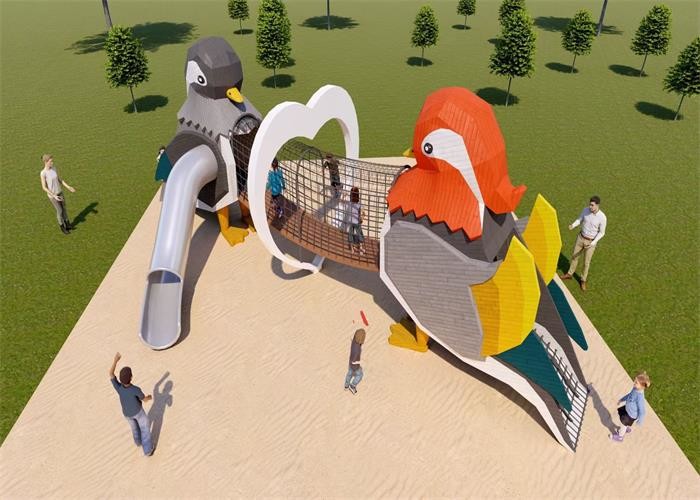 Customized Stainless Steel Tunnel Slides For Kid Playground Park