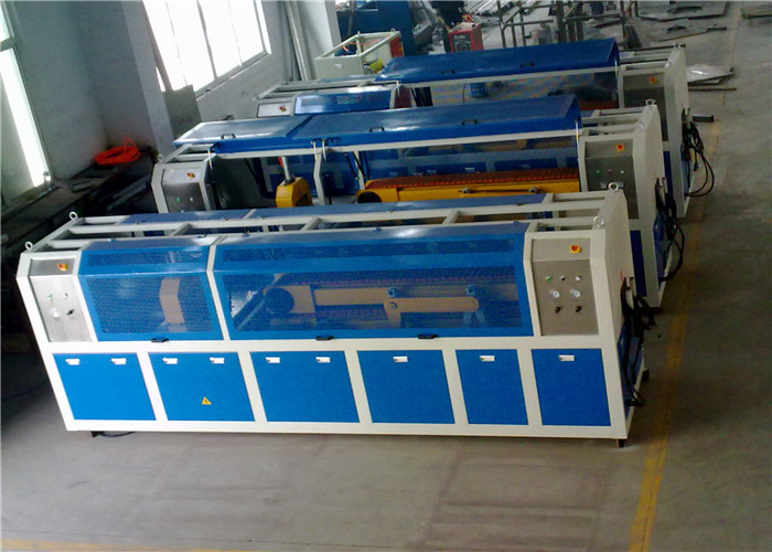 CE Certificate PVC Profile Extrusion Line With Conical Twin Screw Extruder 37KW Motor Power