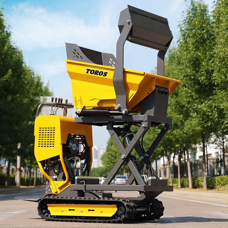 Versatile Small Tracked Dumper Engine Fuel Capacity 5.3l For Light Construction