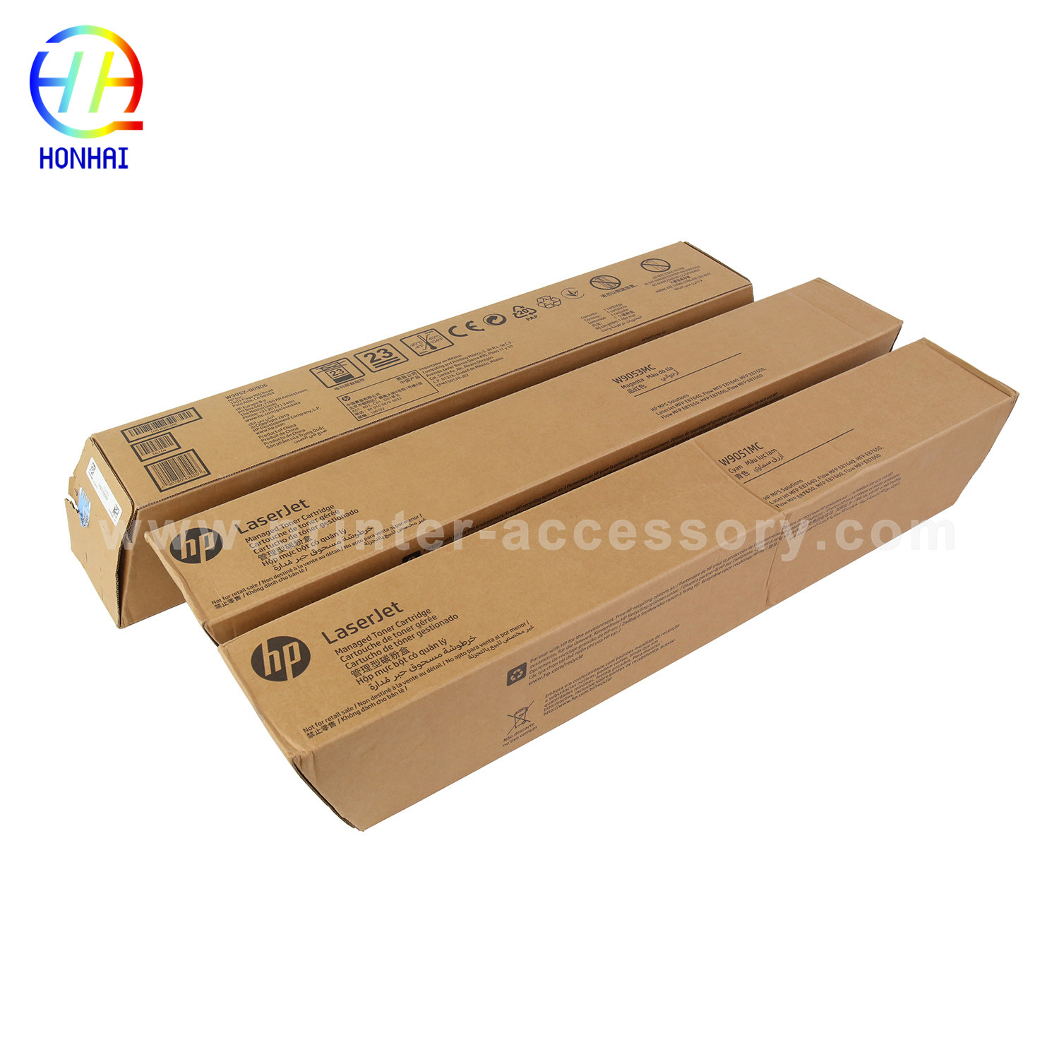 Toner Cartridge for HP Color Managed MFP E87640 E87650 E87660 W9051MC W9052MC W9053MC Printer Toner Cartridge