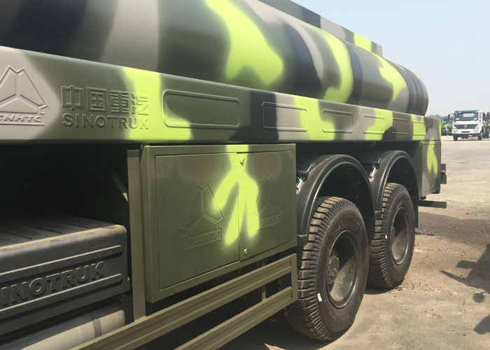 Euro2 Safety Fuel Oil Delivery Truck ZZ2257N4657D1 HW76 With High Strength Tank