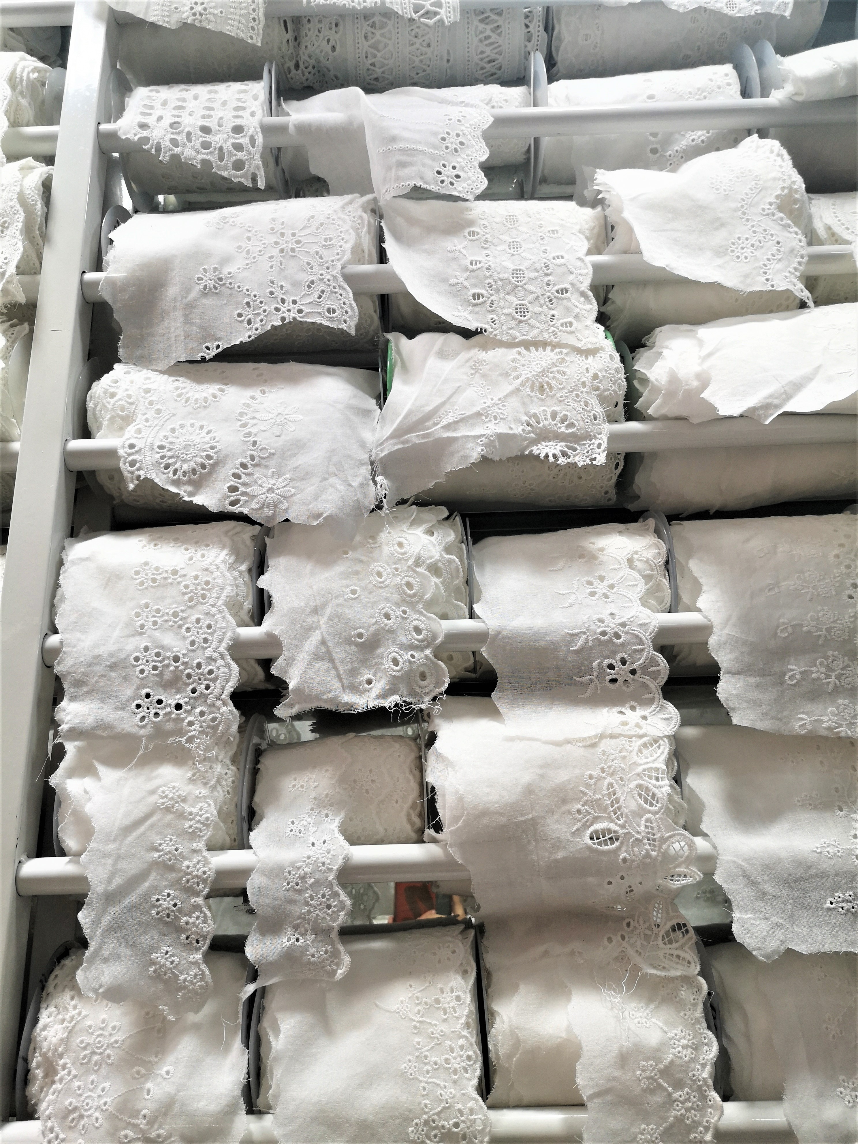 Underwear Garment Embroidery Lace Fabric