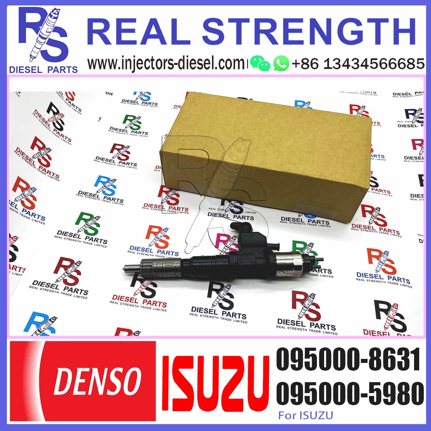 Diesel engine Common Rail Fuel Injector 095000-8630 095000-8631 095000-8632 095000-8633 for ISUZ-U 8-98139816-0 8-981398