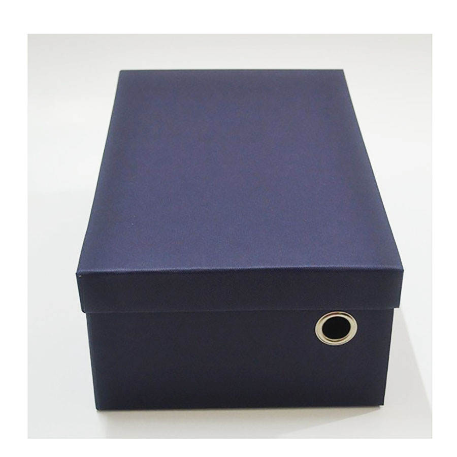 Odm Men Blue Mailer Box Shoe Packaging Bulk Glossy Lamination