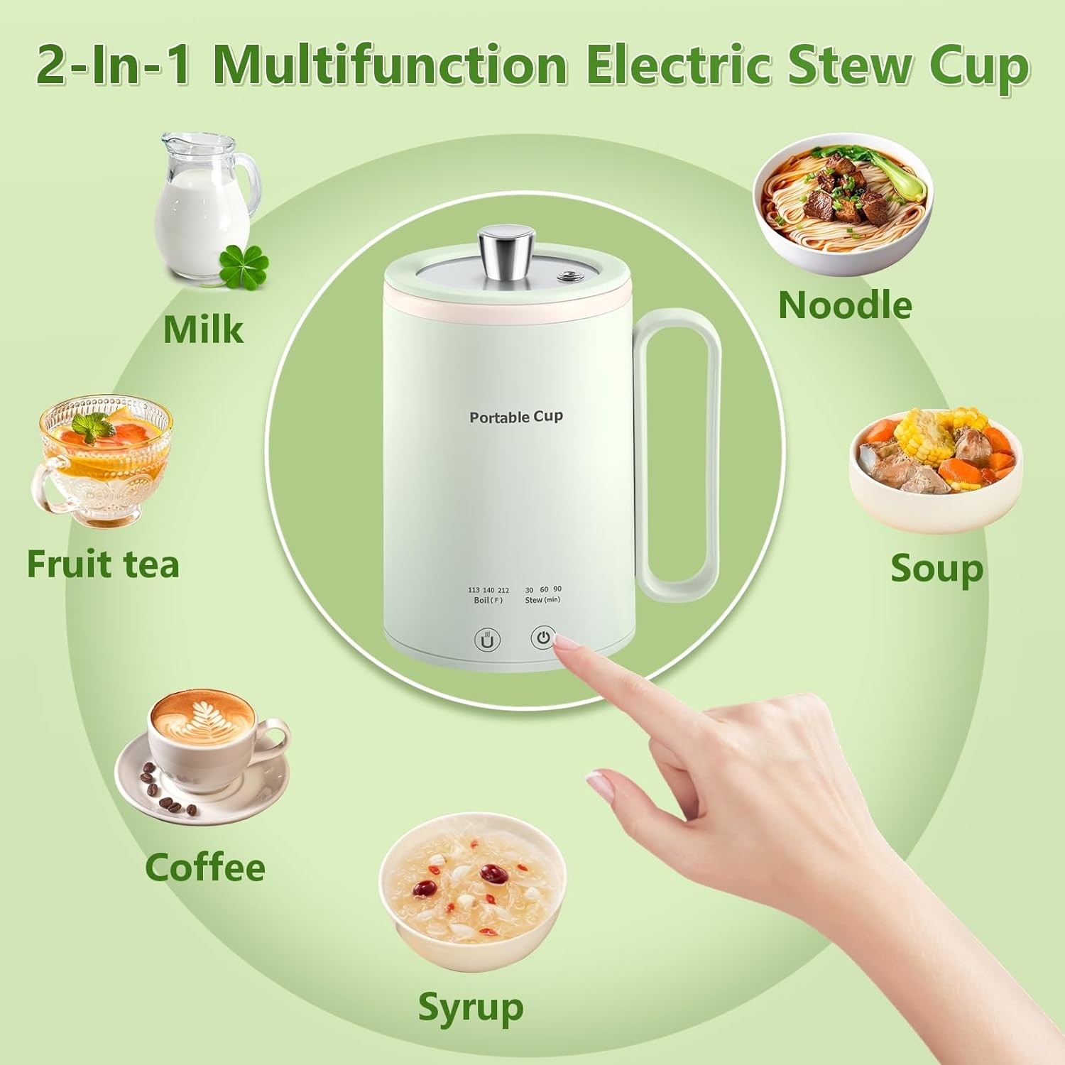 Glass Electric Tea Kettle With ProntoFill Tech