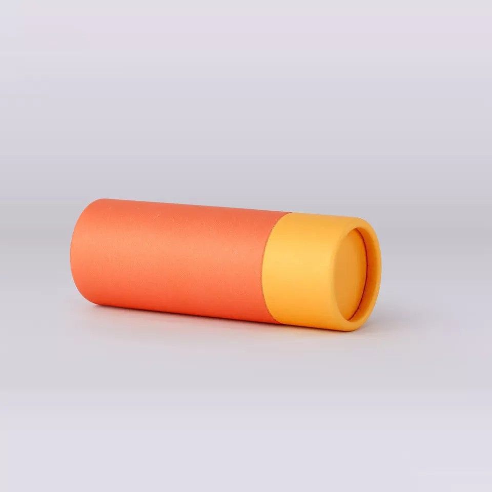Cute Fancy Art Paper Round Tube Cylindrical Corrugated Paper Tea Coffee Nutrition Facial Creams Paper Jar Tube