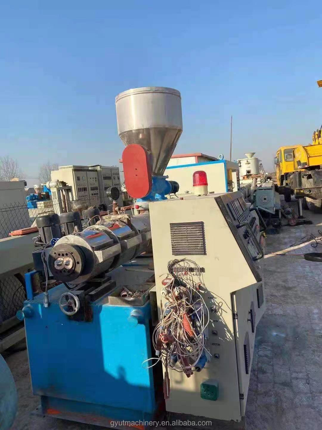 Second Hand Counter-Rotating Conical Twin-Screw Extruder Complete Mold for Plastic Pipe