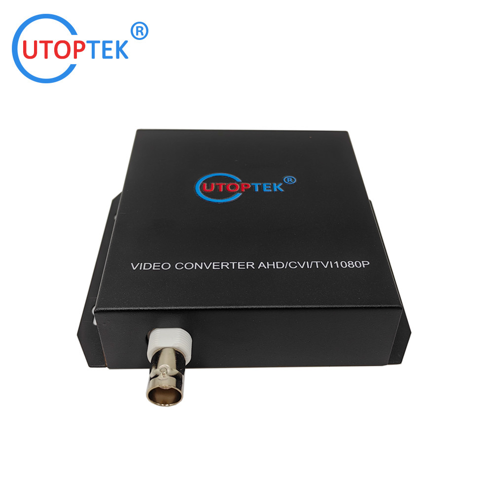 1ch Coaxial video+1Rs485 data to Fiber FC/SC/ST 20km HD-CVI/AHD/TVI 1080P Coaxial Fiber Video Converter