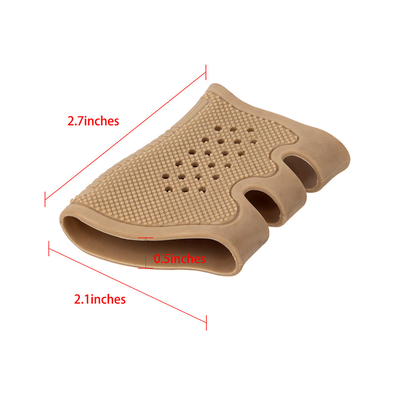 Tactical Rubber Gun Grip Glove Cover Sleeve Anti - Slip Handgun Accessories