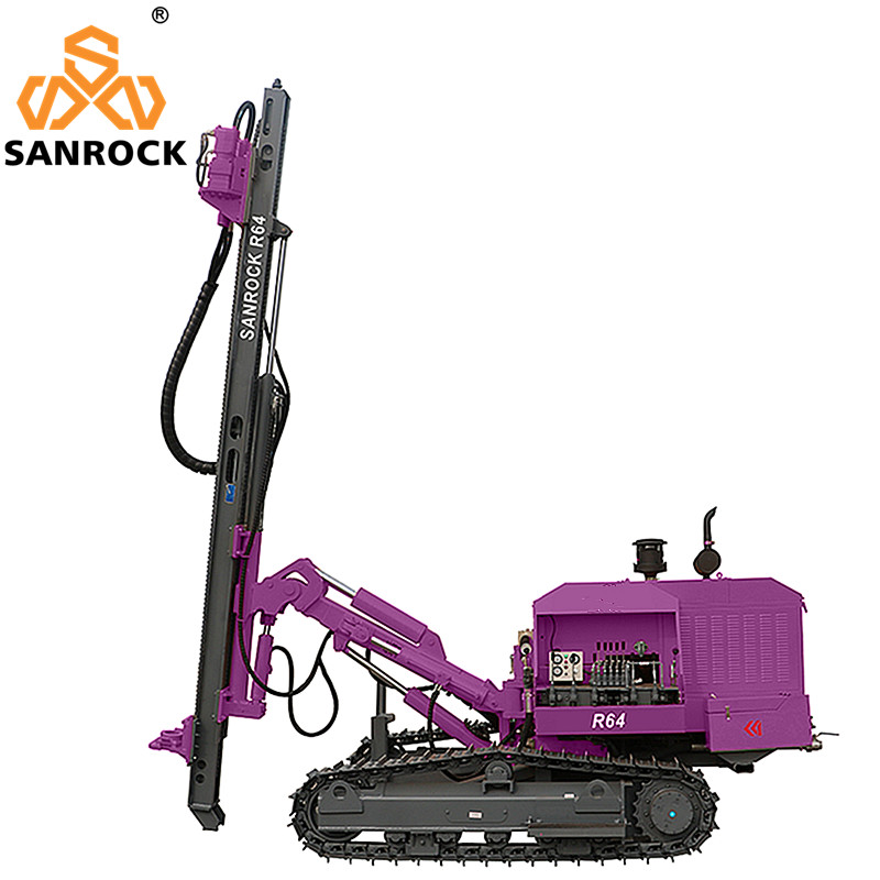 Hydraulic Blast Hole 30m Deep DTH Drilling Machine Mining Machinery Crawler Drilling Rig
