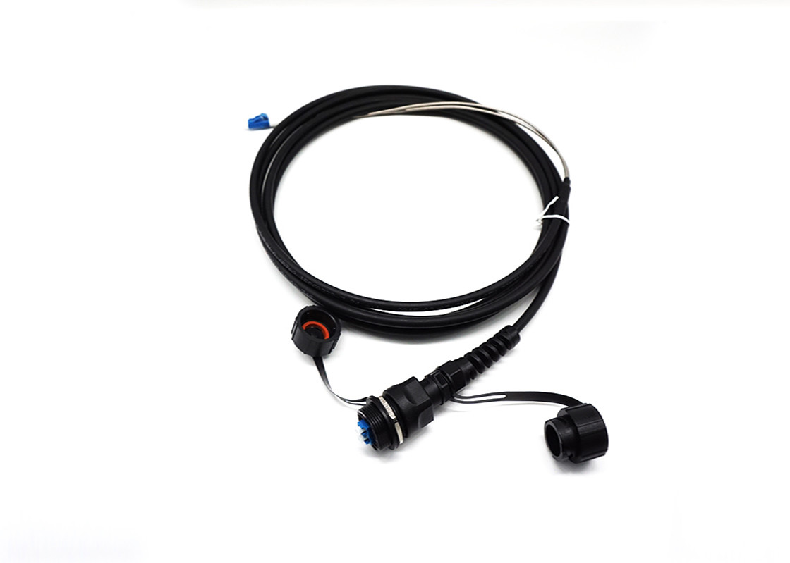 Waterproof IP66 Multimode Fiber Patch Cord Optical Fiber Jumper Against Miece