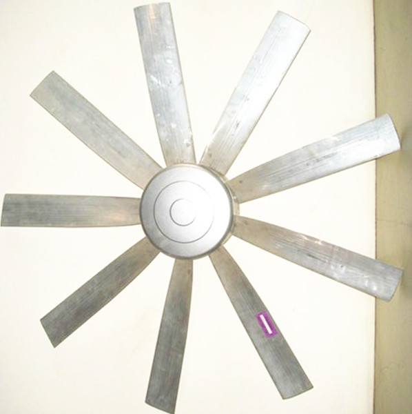 Direct Motor Type Axial Flow Fan , Warehouse Ceiling Fans Aluminum Material
