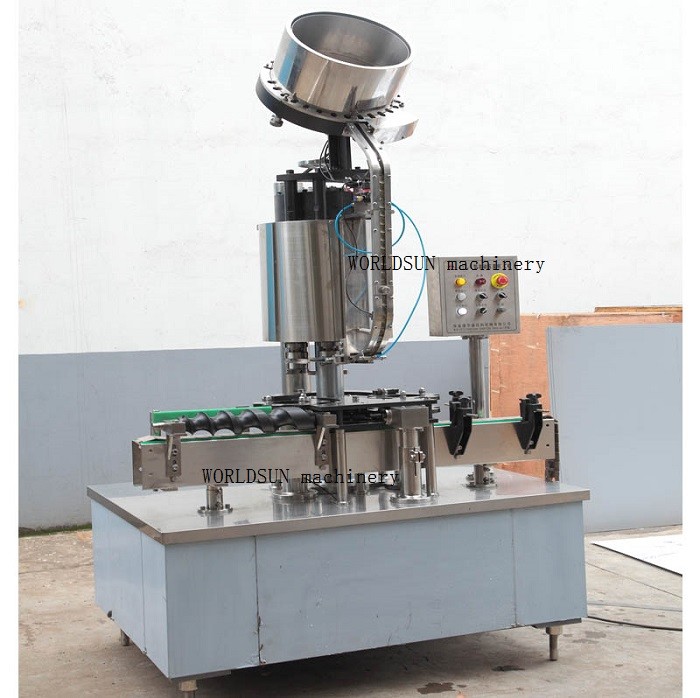CE Automatic Capping Machine bottle capping machine cap sealing machine lid sealing machine bottle packing