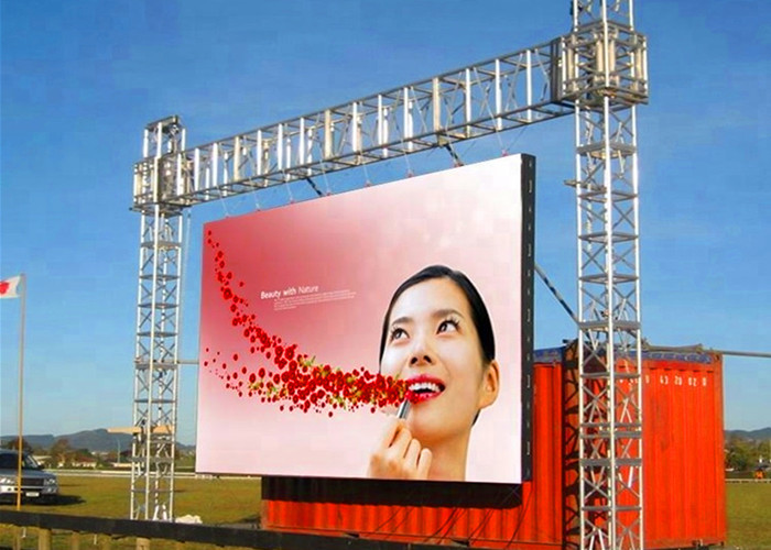 Full Color Led Wall Screen Display Outdoor , Led Video Wall Panels 10mm Dot Pitch