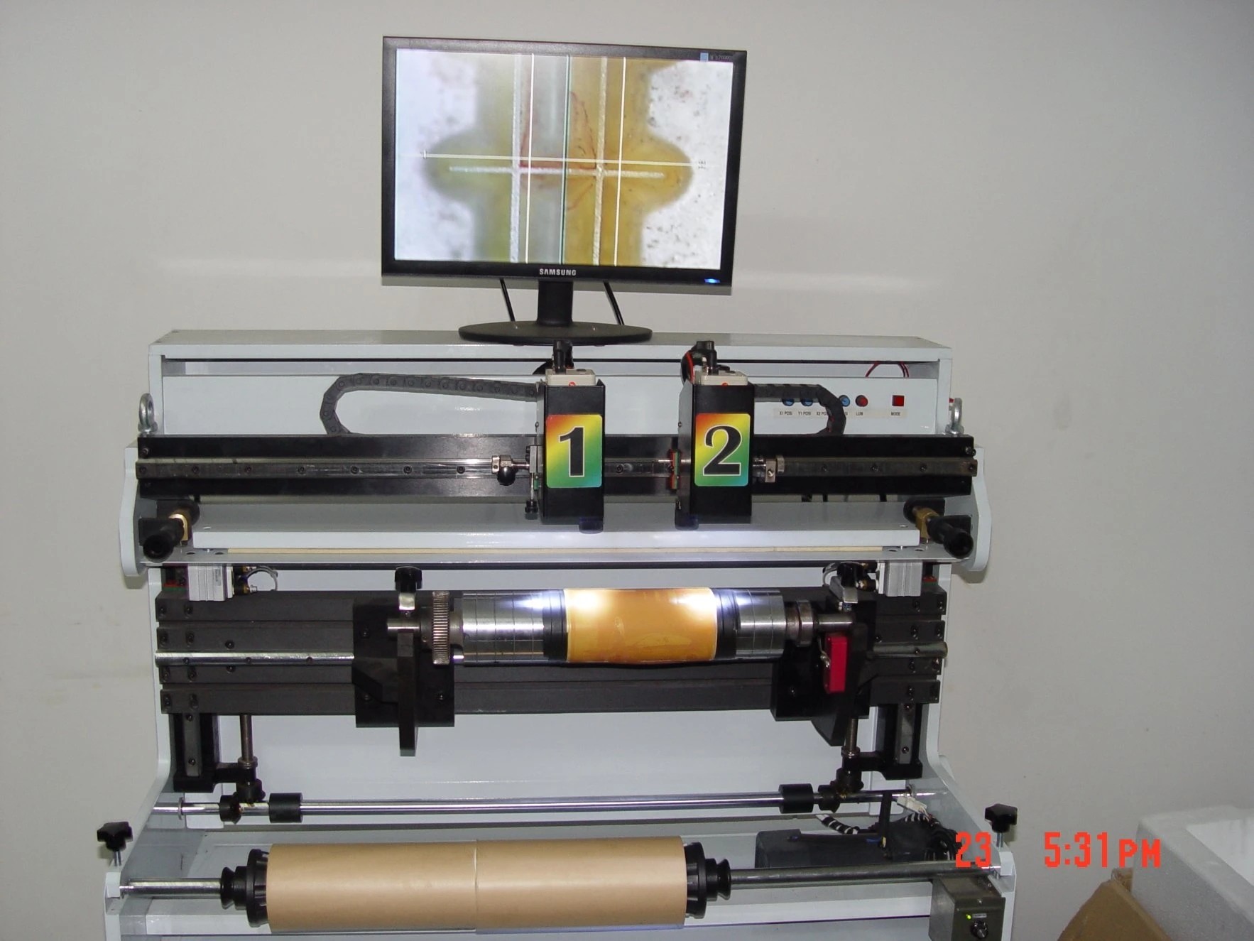 Plate Sticking Mounting Flexo Machine 5000kg For Printing Cylinder Plate