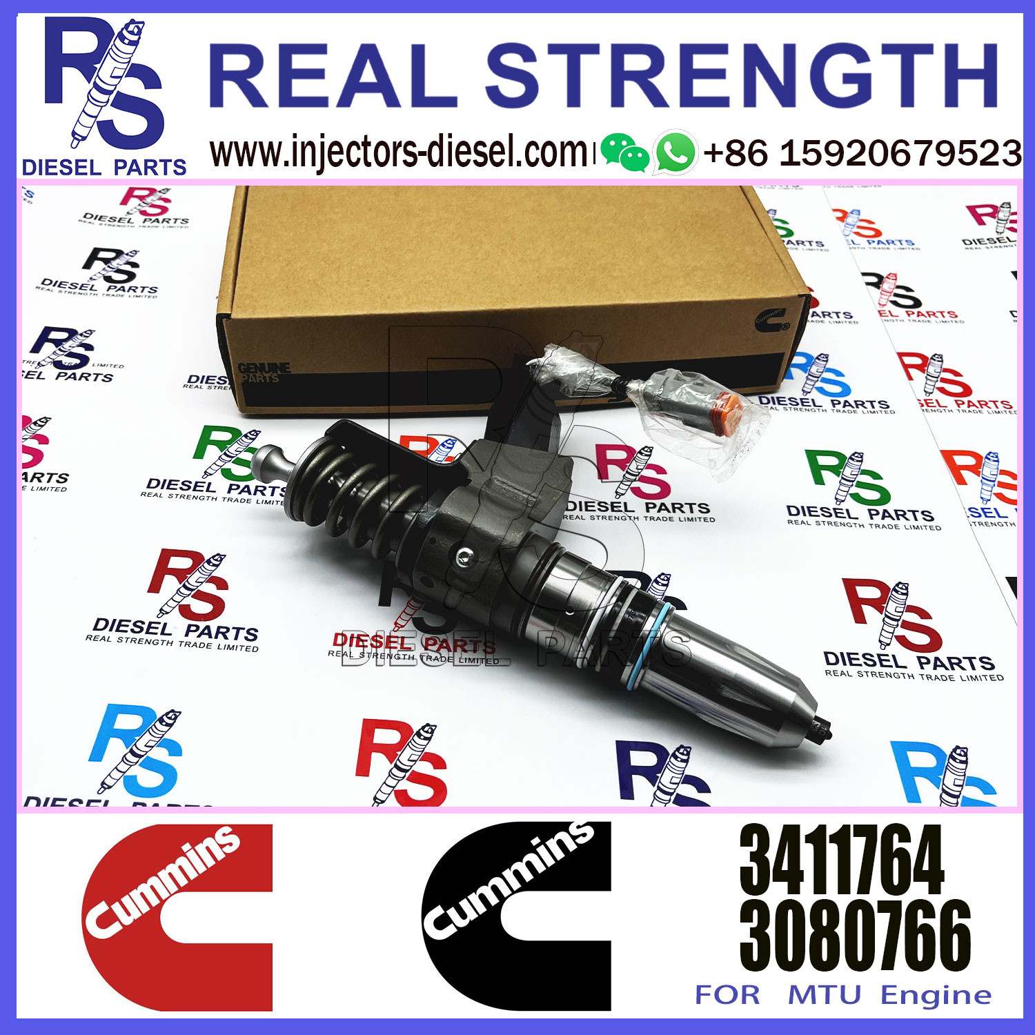 Diesel Engine Parts Common Rail Fuel Injector 3411766 3652541 3083662 3411763 3411764 3411767 For Cummins
