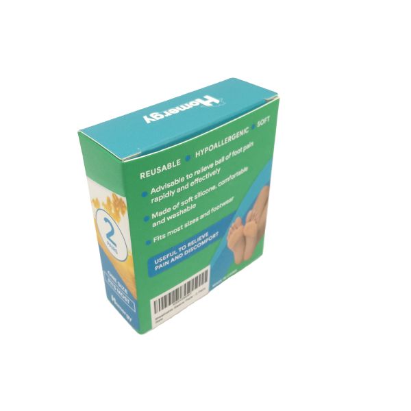 Customized Logo Adhesive Foot Pad Shoelace Packaging Color Printing Voice Recorder Product Waterproof Paper Box