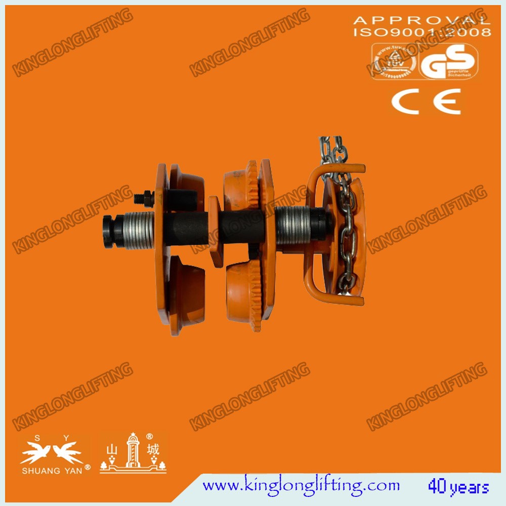 Professional Lifting Beam Trolley Low Maintenance Popular Manual Design