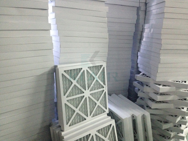 Cardboard Pre Disposable Air Filters , Merv 8 Pleated Panel Filter