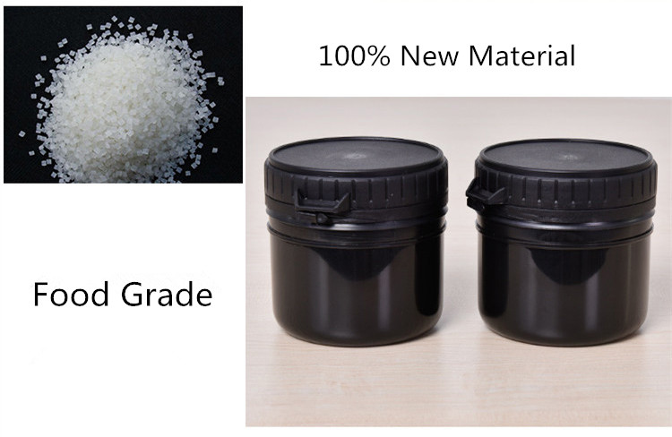Collar Material HDPE 200ml Plastic Food Grade Storage Boxes Customized Printing