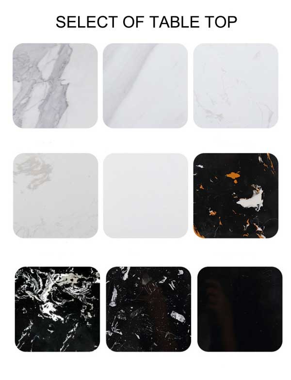 Nordic breakfast marble top bar bistro table White Coffee Living Room Long