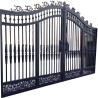 Buy cheap Polished Exterior Wrought Iron Garden Gates Swing Driveway Gates Doors from wholesalers