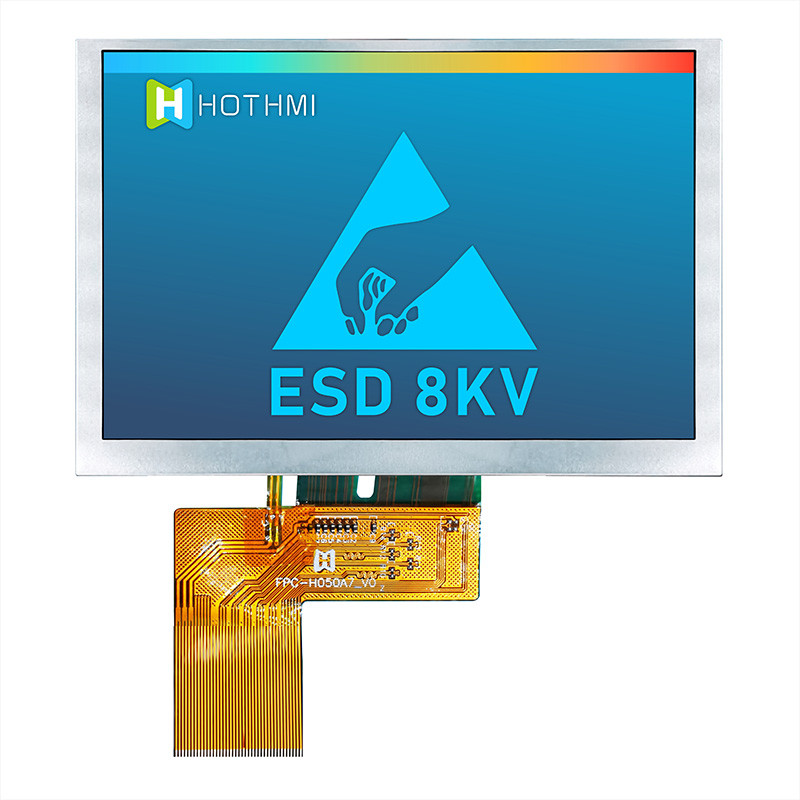 5.0 Inch 800x480 Display IPS Sunlight Readable Monitors TFT LCD Display Manufacturer
