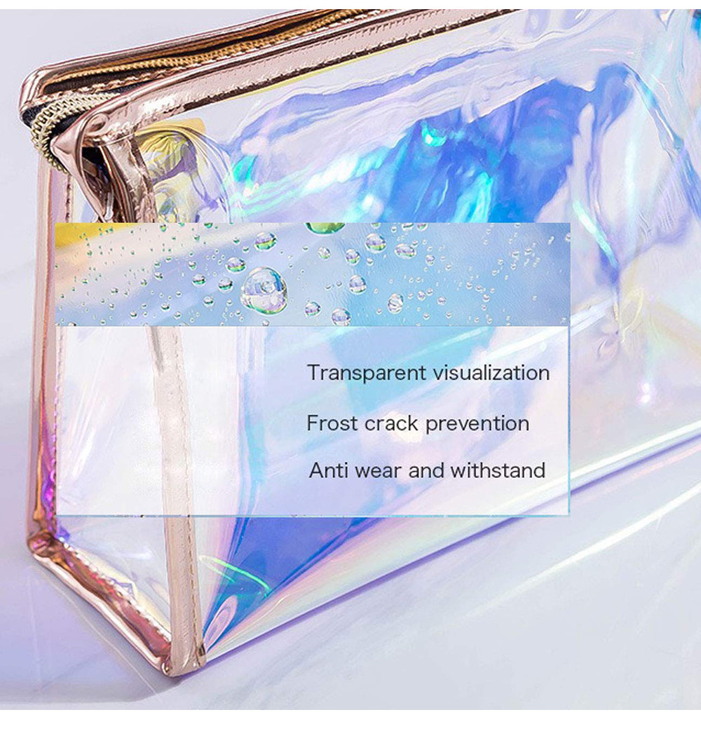 Holographic Waterproof Travel Toiletry Organizer Bag For Girl