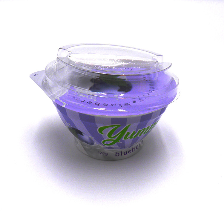 130ml 4oz disposable yogurt cups yogurt container with aluminum foil lids