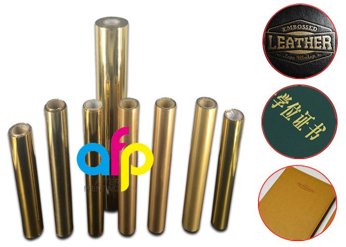 Metallic Colors Bopp Holographic Film For Soft Plastic Stamping / PVC